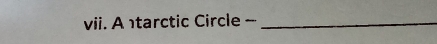 A tarctic Circle -_