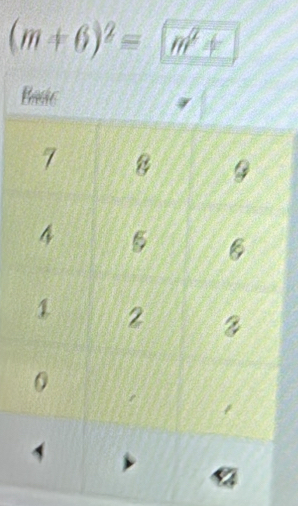 (m+6)^2=m^2+