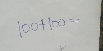 100+100=