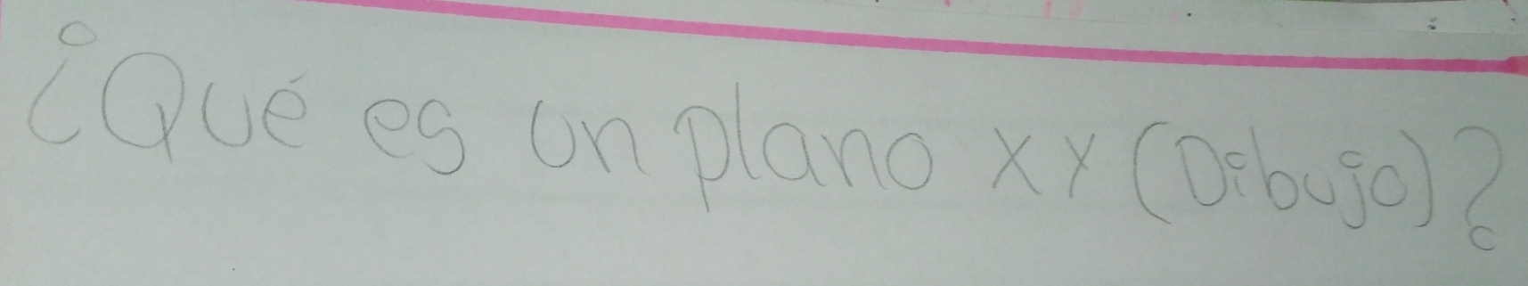 cQue es un plano xy (D-60j0)?