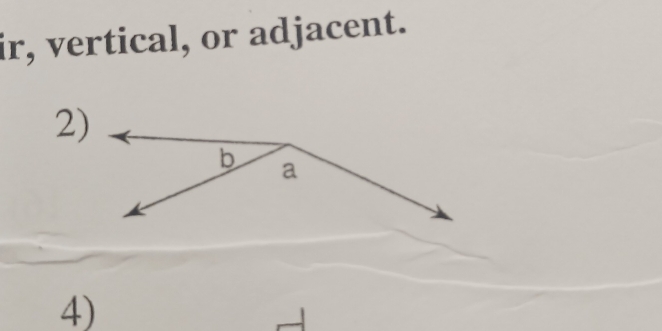 ir, vertical, or adjacent. 
2 
4)