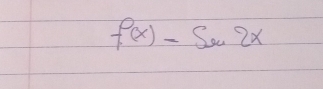 f(x)-sin 2x