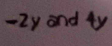 -2y and 4y