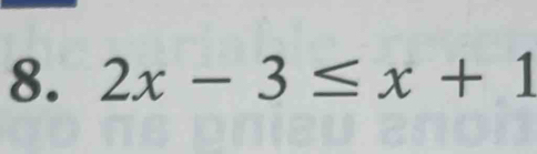 2x-3≤ x+1