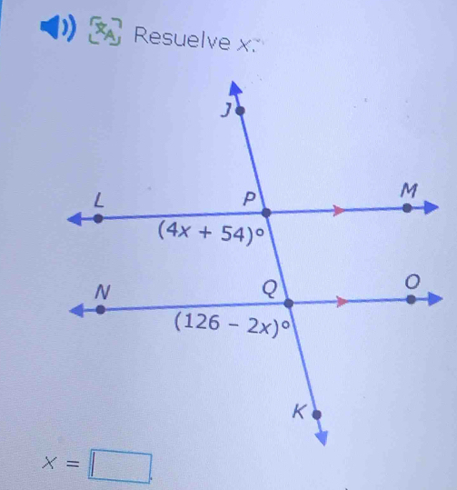 Resuelve x