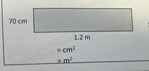 =cm^2
=m^2