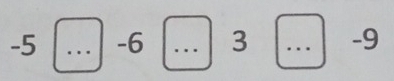 -5...-6...3...-9