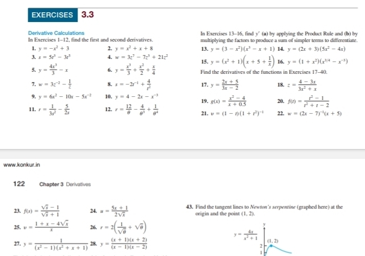 Solved: Derivative Calculations In Exercises 13-16, find y'(a) by ...