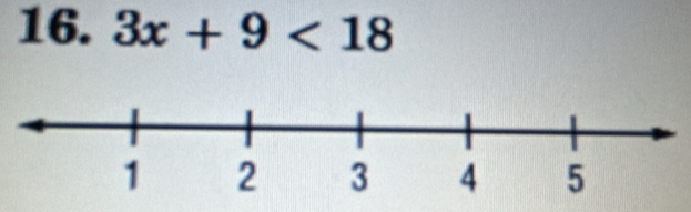 3x+9<18</tex>