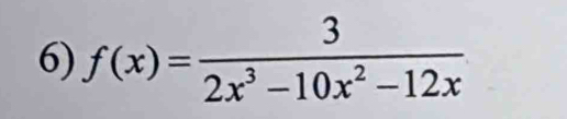 f(x)= 3/2x^3-10x^2-12x 