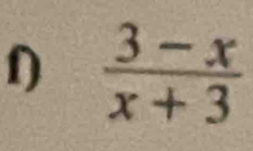  (3-x)/x+3 