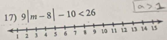 9|m-8|-10<26</tex> 
1