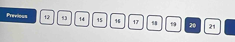 Previous 12□ 13141516171819 20 |21| / |