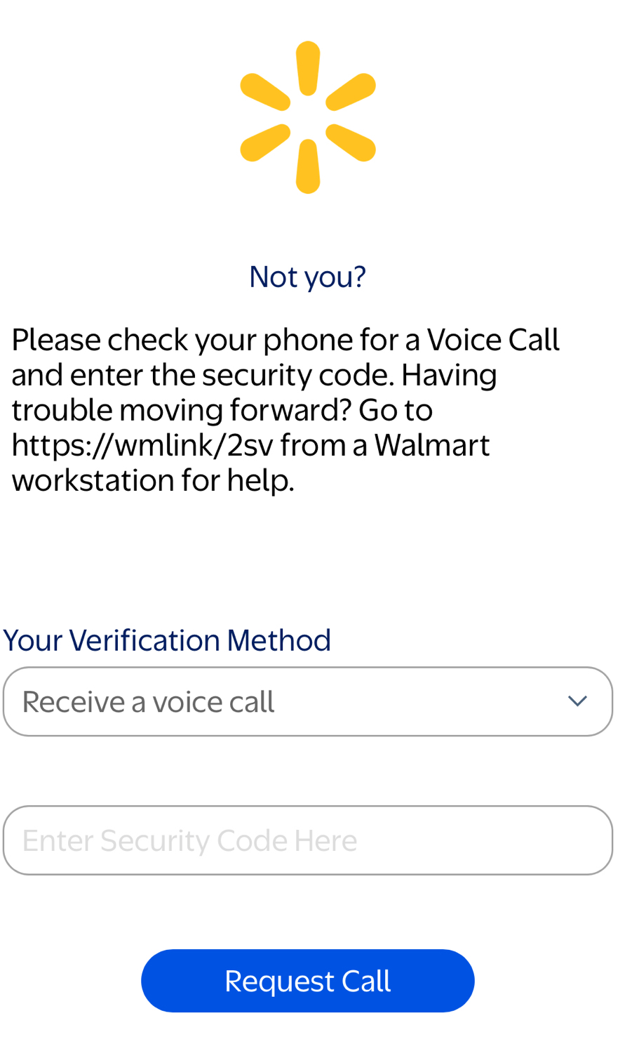 Solved: Not you? Please check your phone for a Voice Call and enter the ...