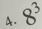 A. 8^3