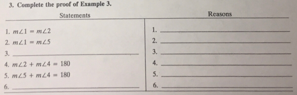 Complete the proof of Example 3.