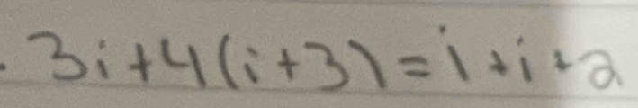 3i+4(i+3)=i+i+2