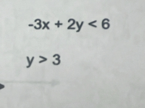 -3x+2y<6</tex>
y>3