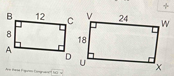 Are these Figures Congruent? NO