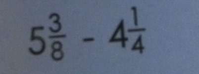 5 3/8 -4 1/4 