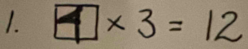 1 * 3=12