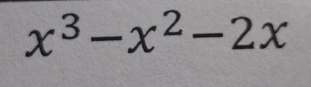 x^3-x^2-2x