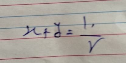 x+y=frac l_1