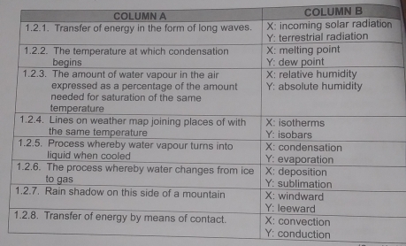 COLUMN B 
duction