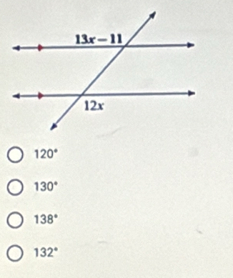 120°
130°
138°
132°