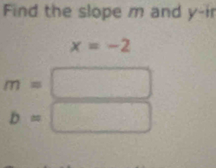 Find the slope m and y -ir
x=-2
m=
b= 110
C(x)=(x+1)(x+2)