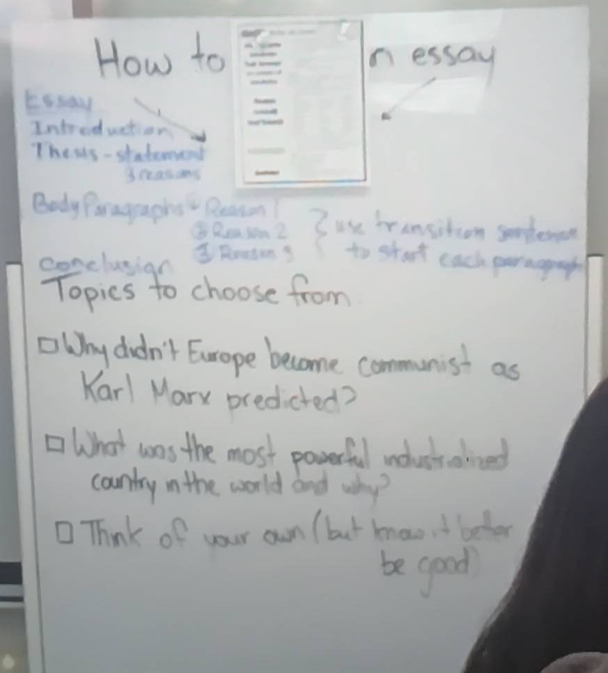 Solved: How to n essay tosay Intreduetion Thews - stadenernt 3Rasans ...