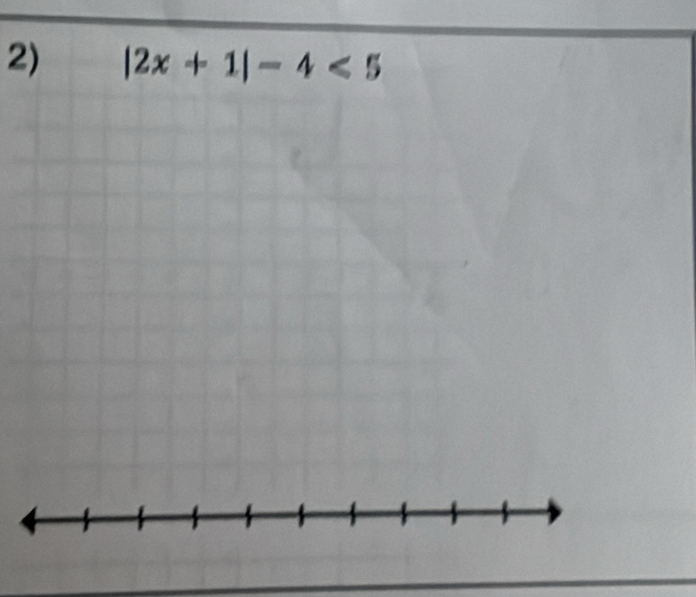 |2x+1|-4<5</tex>