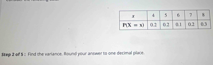 Find the variance. Round your answer to one decimal place.