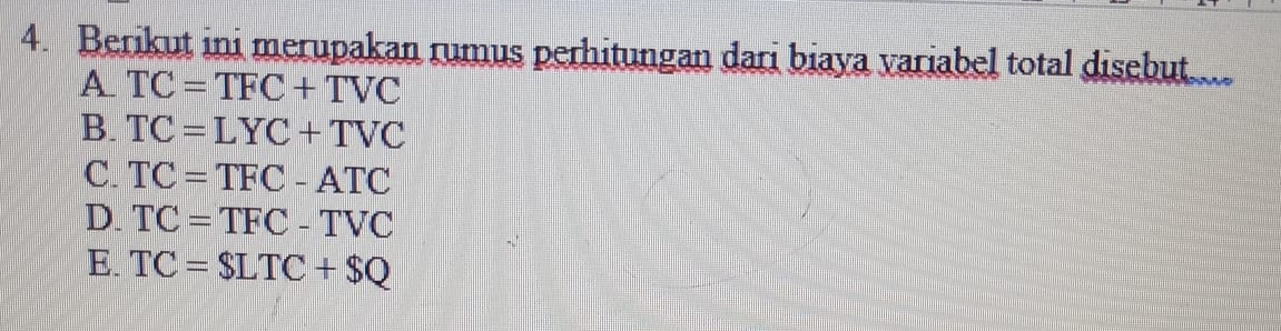 Telah dijawab:Berikut ini merupakan rumus perhitungan dari biaya ...