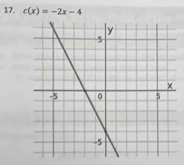 c(x)=-2x-4