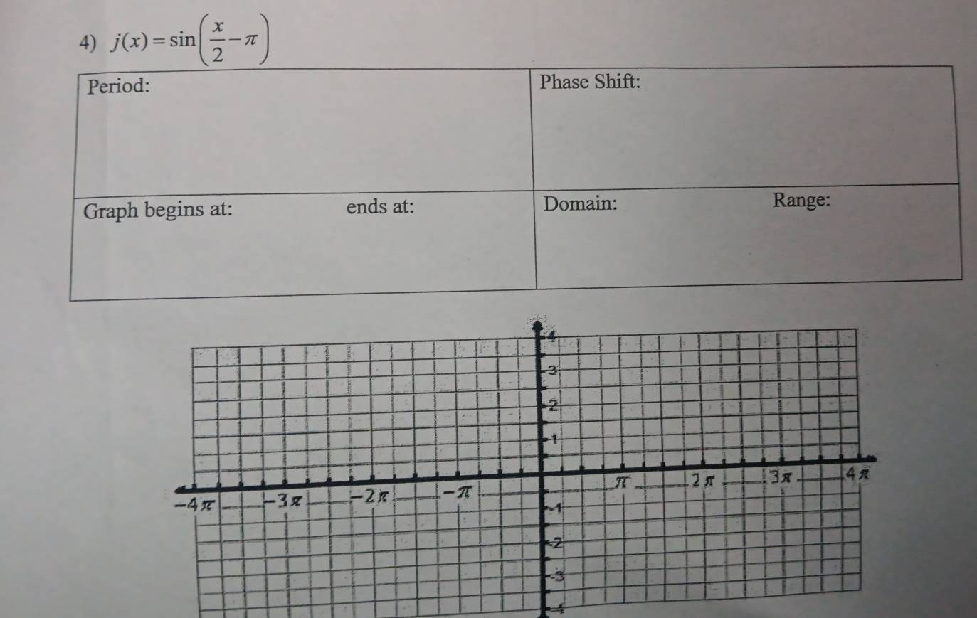 j(x)=sin ( x/2 -π )
A