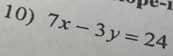 7x-3y=24