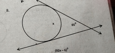 (92x-6)^circ 