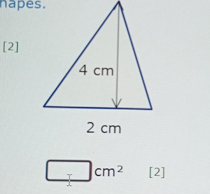 napes. 
[2]
□ cm^2 [2]