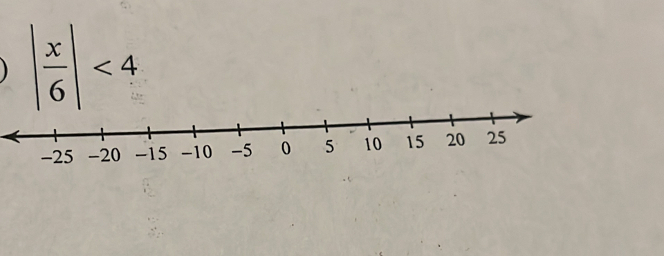 | x/6 |<4</tex>