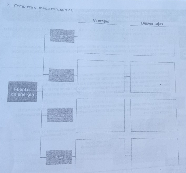 Completa el mapa conceptual.