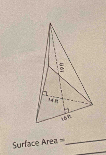 Surface Area =_ 
_