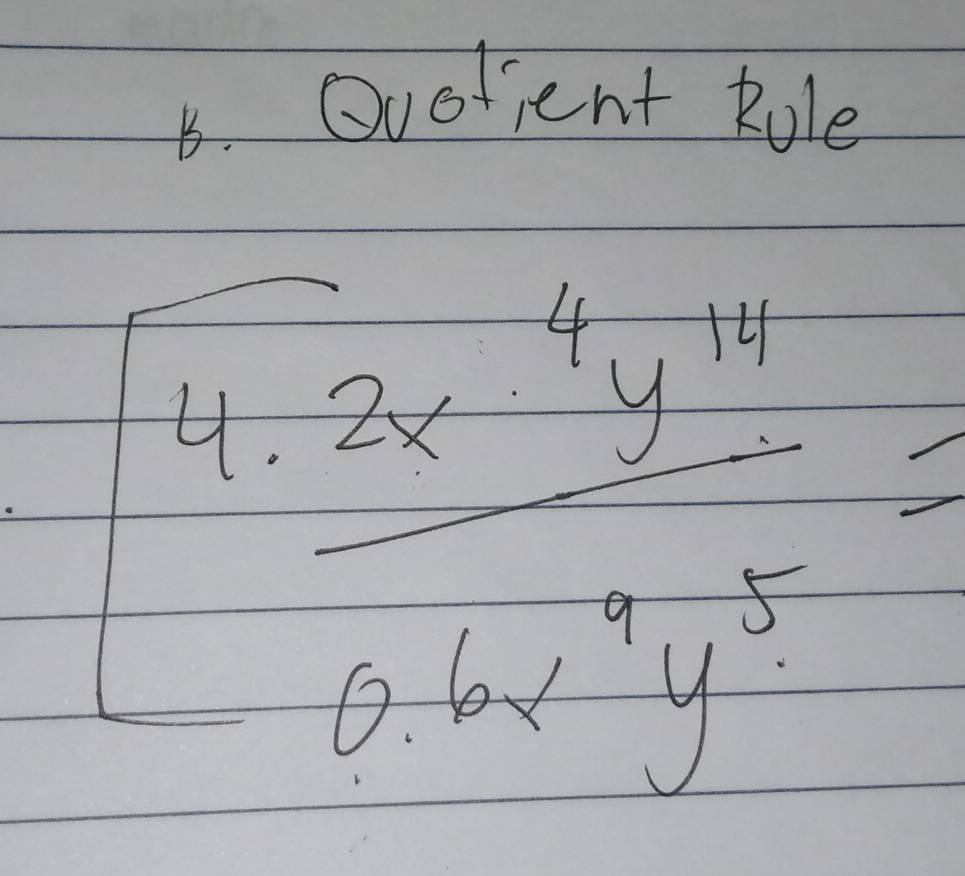 .Ovofient Role
beginarrayr 1.5 y+2 -x-y.2