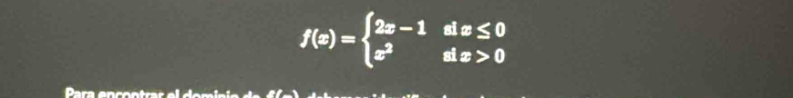 f(x)=beginarrayl 2x-1dx≤ 0 x^2dx>0endarray.