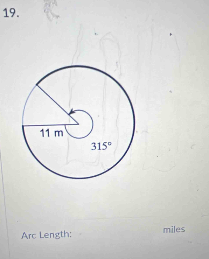 miles
Arc Length: