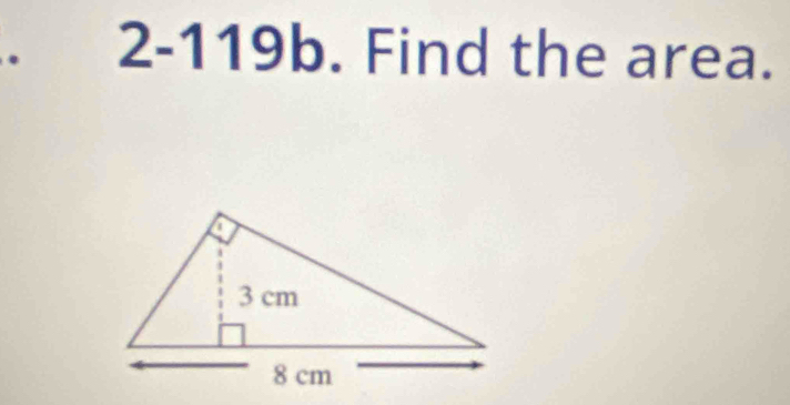 2-119b. Find the area.