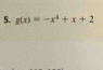 g(x)=-x^4+x+2