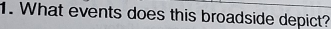 What events does this broadside depict?