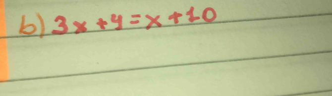 3x+y=x+10