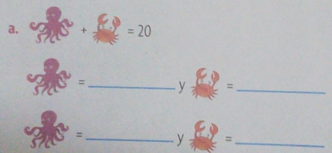 + =20
_= 
y =_ 
_=
y = _